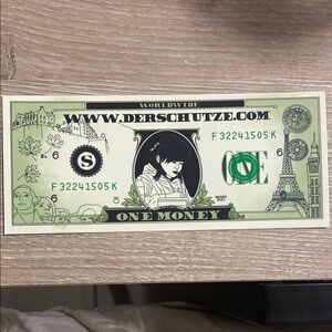 Derschutze One Money Sticker
